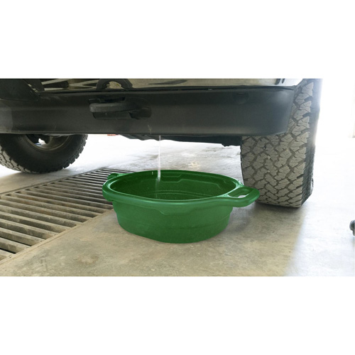Green Oval Drain Pan Groupe Belzile Dickner