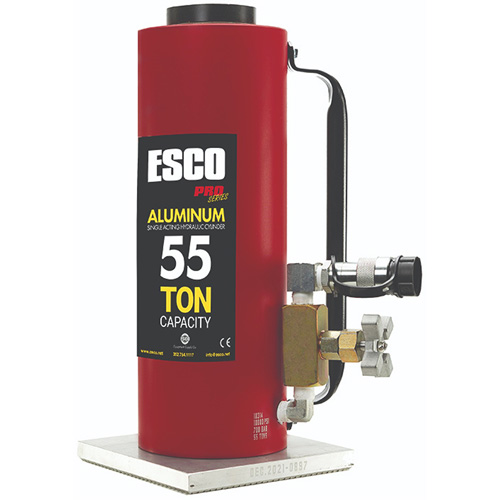 Heavy-Duty Lightweight Hydraulic Jack, 10" Stroke, 55 Ton(s) Capacity, 10000 PSI Groupe Belzile Dickner