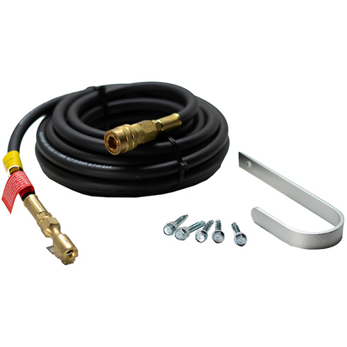 Gonfleur num&eacute;rique mural en aluminium pour pneus Groupe Belzile Dickner