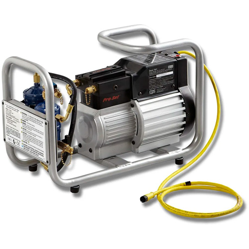 Aspirateur de r&eacute;frig&eacute;rant R134A et R1234YF avec collecteur Groupe Belzile Dickner