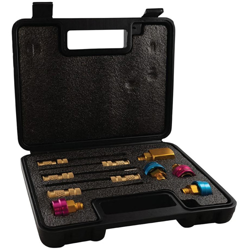 Ensemble de 10 morceaux pour le d&eacute;montage des noyaux de valves de climatisation Groupe Belzile Dickner