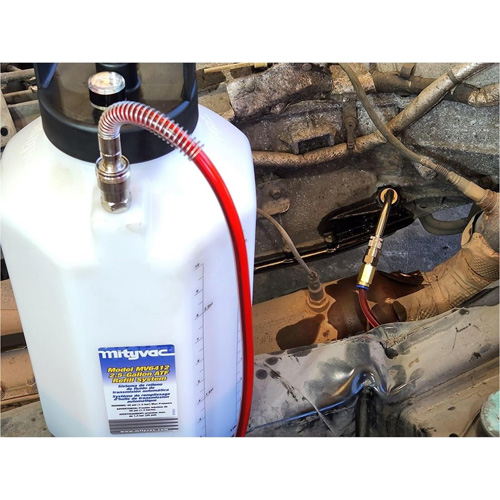 Syst&egrave;me de remplissage de liquide de transmission automatique de 2,5 gallon Groupe Belzile Dickner