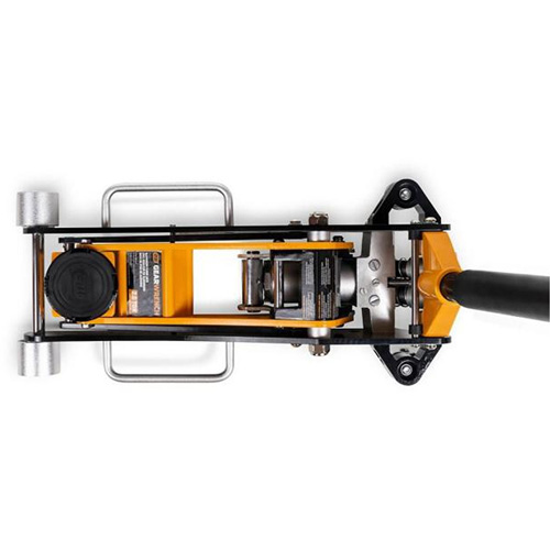 Aluminum Racing Jack, 2 Ton(s) Capacity, 3-1/4" Lowered, 18-1/2" Raised, Manual Hydraulic Groupe Belzile Dickner