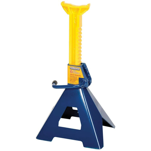 Jack Stand, Locking Handle/Ratchet, 6 tons Capacity, 25-1/4" H Groupe Belzile Dickner