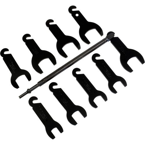 10-Piece Pneumatic Fan Clutch Wrench Set Groupe Belzile Dickner