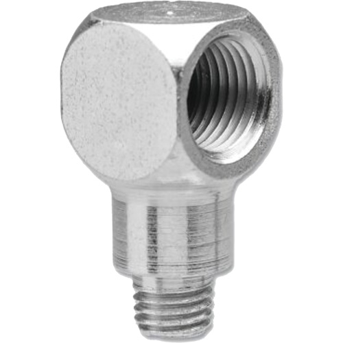 Grease Fitting Adapter with 90-Degree Angle, 1/4"-28 Thread Groupe Belzile Dickner