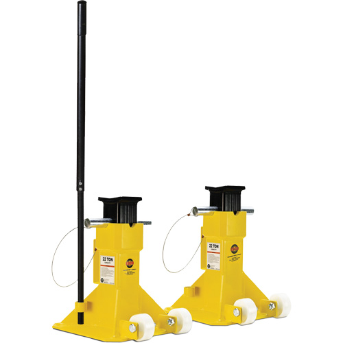 Cric EZ-Wheel, Tige verrouillable, Capacit&eacute; de 22 tonnes, 13-1/2" - 20" h Groupe Belzile Dickner
