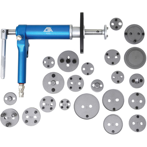 Air-Powered Brake Caliper Wind Back Tool Kit Groupe Belzile Dickner