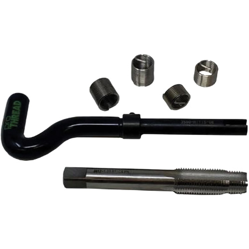 Ensemble d'atelier pour la r&eacute;paration des filetages de bougies d'allumage Groupe Belzile Dickner