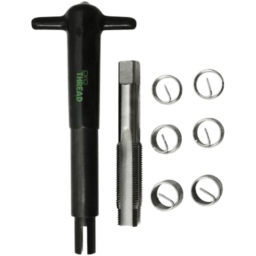 Ensemble d'atelier pour la r&eacute;paration des filetages de bougies d'allumage Groupe Belzile Dickner