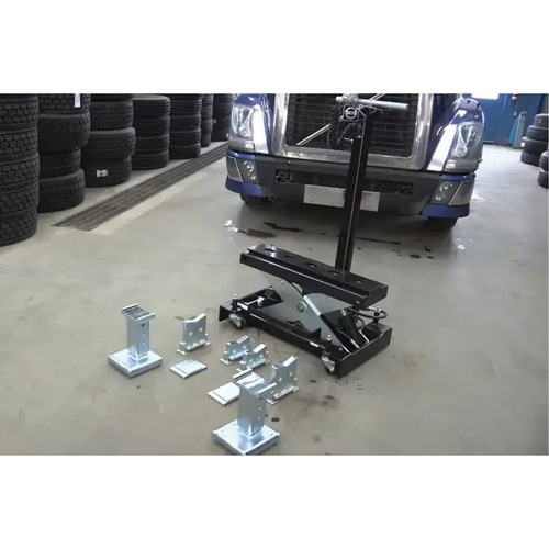 Cric de service de plancher, 14 tonne(s) Capacit&eacute;, 8-1/4" Abaiss&eacute;e, 20" &eacute;lev&eacute;e, Air comprim&eacute;/hydraulique Groupe Belzile Dickner