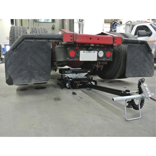 Floor Service Jack, 12 Ton(s) Capacity, 7-1/2" Lowered, 15-3/4" Raised, Air Hydraulic Groupe Belzile Dickner