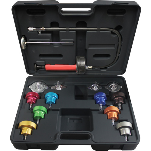 Trousse pour test de pression universel pour syst&egrave;me de refroidissement 14 mcx Groupe Belzile Dickner