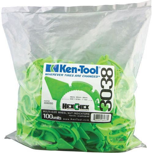 Indicateur d'&eacute;crous de tailles multiples desserr&eacute;s HexChex Groupe Belzile Dickner