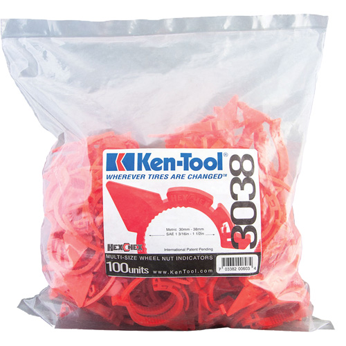 Indicateur d'&eacute;crous de tailles multiples desserr&eacute;s HexChex Groupe Belzile Dickner