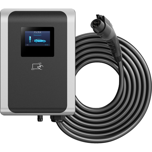 Chargeur pour VE commercial PulseQ AC Max, 48 A, Niveau 2 CA, Connecteur Type 1 (SAE J1772) Groupe Belzile Dickner