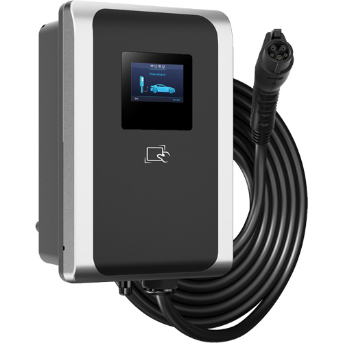 Chargeur pour VE commercial PulseQ AC Max, 48 A, Niveau 2 CA, Connecteur Type 1 (SAE J1772) Groupe Belzile Dickner