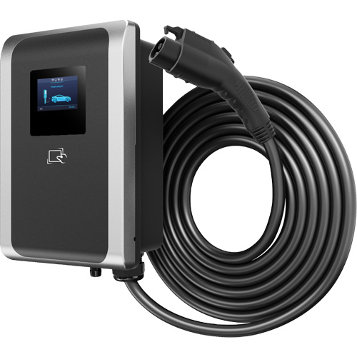 Chargeur pour VE commercial PulseQ AC Max, 48 A, Niveau 2 CA, Connecteur Type 1 (SAE J1772) Groupe Belzile Dickner