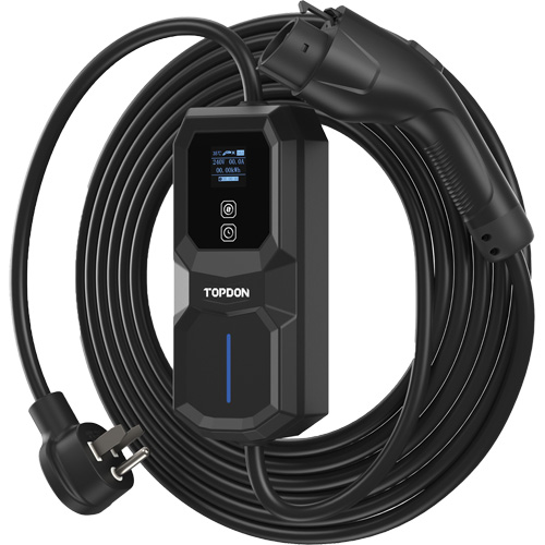 Fiche NEMA 6-50 portable PulseQ AC, 32 A, Niveau 2 CA, Connecteur Type 1 (SAE J1772) Groupe Belzile Dickner
