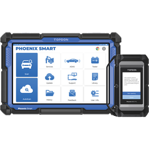 Phoenix Smart – Outil de diagnostic de niveau constructeur avec &eacute;cran 10,1", programmation bas&eacute;e sur l'infonuage et protocoles avanc&eacute;s Groupe Belzile Dickner