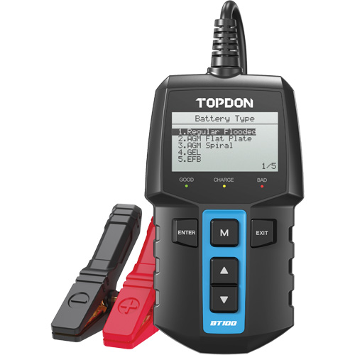 Testeur de batterie 12?V et de syst&egrave;mes BT100 Groupe Belzile Dickner