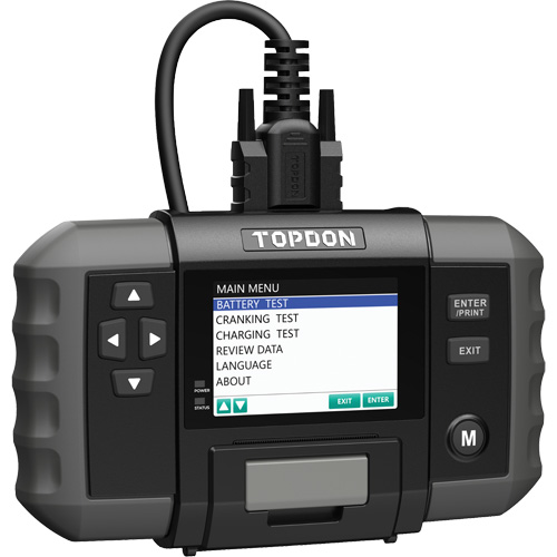 Testeur de batterie 12?V et de syst&egrave;mes 12?V/24?V BT600 avec imprimante int&eacute;gr&eacute;e Groupe Belzile Dickner