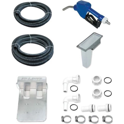 Pompe de transfert de fluide d'&eacute;chappement diesel (DEF) 115 V CA avec support pour cuve GRV et pistolet Groupe Belzile Dickner