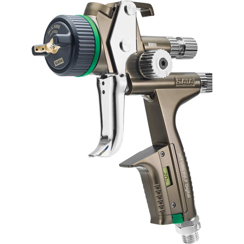 Pistolet de peinture de premi&egrave;re qualit&eacute; pour peinture automobile avec psi num&eacute;rique X5500 HVLP 1,2 I RPS D, Entr&eacute;e d'air 1/4" NPT, 15,19 pi³/min, Capacit&eacute; 0,6 L/0,9 L, 0,17 psi Groupe Belzile Dickner