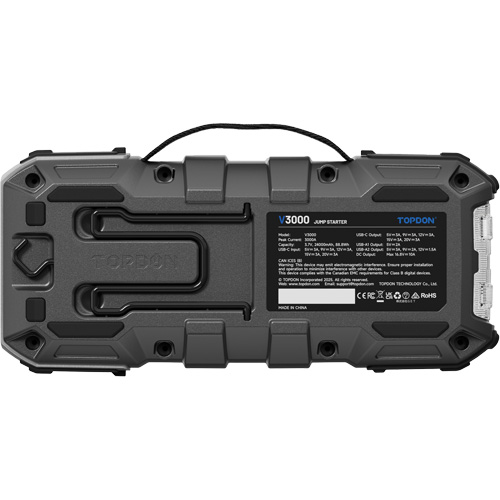 V3000 Jump Starter, Power Bank & Flashlight Groupe Belzile Dickner