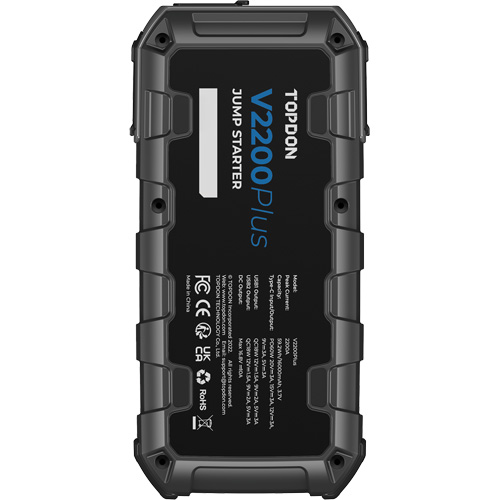 V2200Plus 2-in-1 2200 Peak Amp Jump Starter, Battery & System Tester Groupe Belzile Dickner