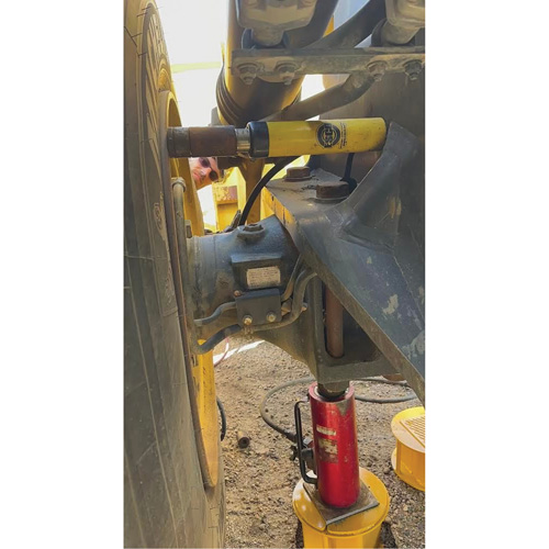 Single-Acting Cylinder Hydraulic Ram, 4.13" Stroke, 10 Ton(s) Capacity, 10000 PSI Groupe Belzile Dickner