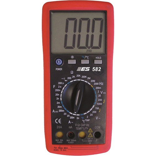 Deluxe Digital Multimeter with Amp Shutters Groupe Belzile Dickner
