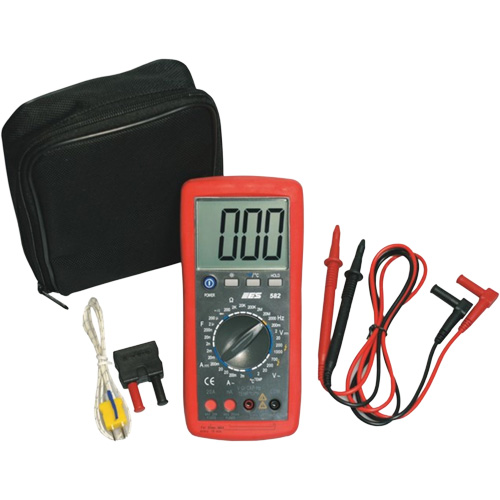 Deluxe Digital Multimeter with Amp Shutters Groupe Belzile Dickner