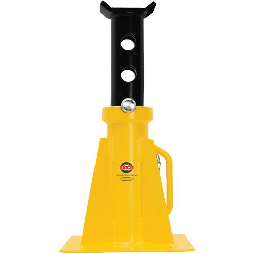Support de v&eacute;rin &agrave; goupille, Tige verrouillable, Capacit&eacute; de 25 tonnes, 15-3/4" - 26-3/4" h Groupe Belzile Dickner