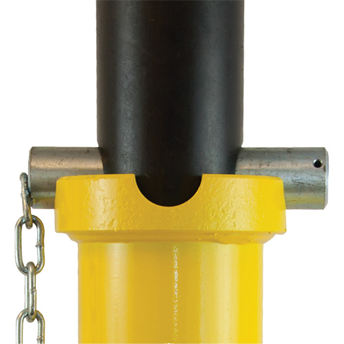 Support de v&eacute;rin &agrave; goupille, Tige verrouillable, Capacit&eacute; de 25 tonnes, 15-3/4" - 26-3/4" h Groupe Belzile Dickner