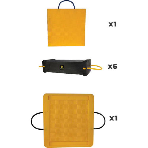 8-Piece CribLok Composite Cribbing System Kit Groupe Belzile Dickner