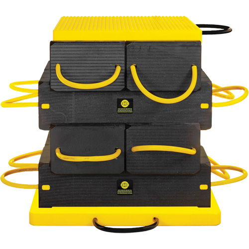 10-Piece CribLok Composite Cribbing System Kit Groupe Belzile Dickner
