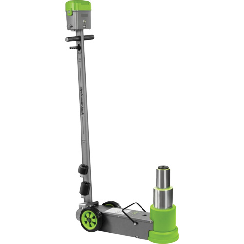 Cric &eacute;lectrique pour camions lourds, 25 tonnes/50 tonne(s), Air comprim&eacute;/hydraulique Groupe Belzile Dickner