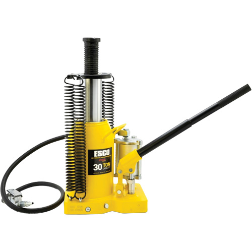 Cric-bouteille de s&eacute;rie Pro, 30 tonnes, Air comprim&eacute;/hydraulique, 20" Hauteur &eacute;lev&eacute;e Groupe Belzile Dickner