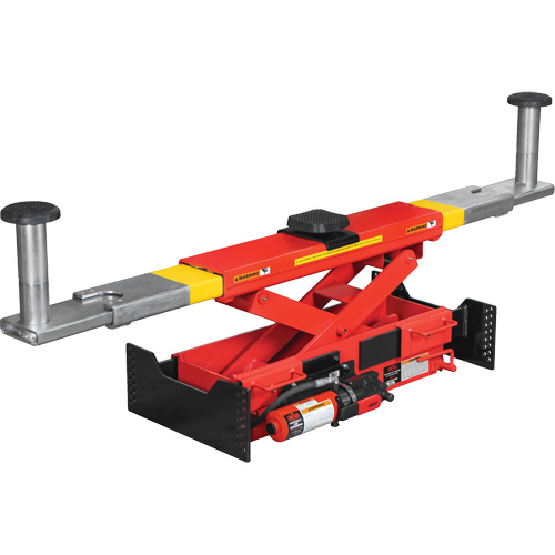 Air/Hydraulic Pump Operated Electric Vehicle Rolling Lift Bridge Groupe Belzile Dickner