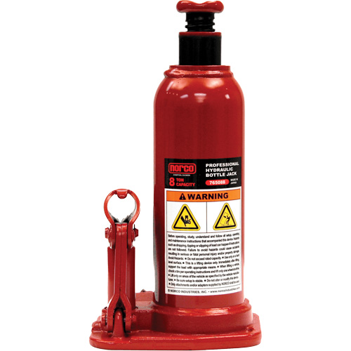 Professional Hydraulic Bottle Jack, 8 Ton(s), 18-3/4" Raised Height Groupe Belzile Dickner