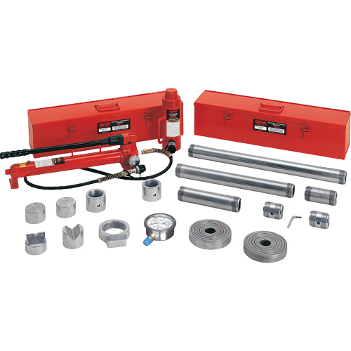 20-Ton Capacity Collision/Maintenance Repair Kit with Forged Adapters Groupe Belzile Dickner