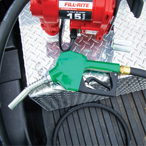 Green Automatic Gasoline Spout Nozzle Groupe Belzile Dickner