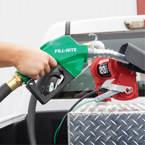 Pistolet de distribution automatique vert pour diesel Groupe Belzile Dickner