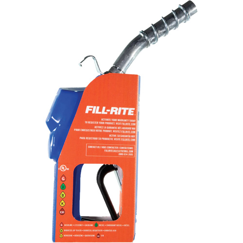 Blue Cold Weather Automatic Diesel Spout Nozzle Groupe Belzile Dickner