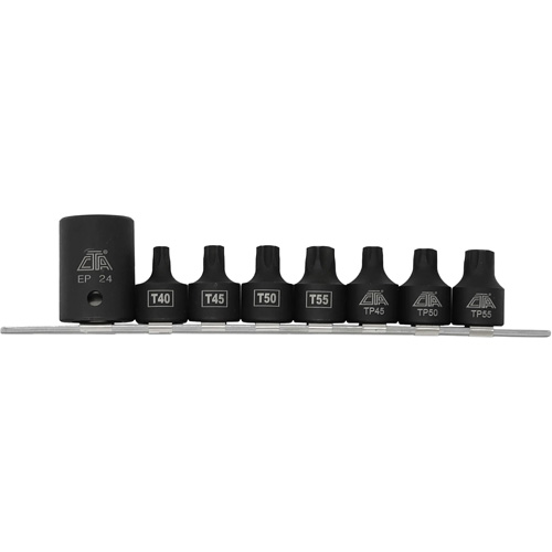 Pickup Truck Bed Bolt Socket/Bit Set, 8 Pieces, 1/2"/3/8" Drive Size Groupe Belzile Dickner