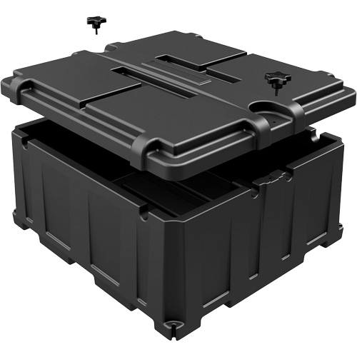 Boîtier pour batteries doubles de groupe 8D Groupe Belzile Dickner
