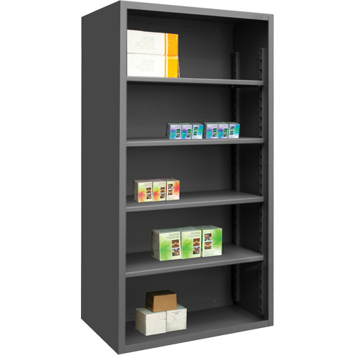 Heavy-Duty Shelving, Steel, Bolted, 850 lbs. Capacity, 48" W x 72" H x 18" D Groupe Belzile Dickner