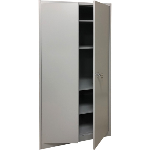 Storage Cabinet, Steel, 4 Shelves, 78" H x 36" W x 24" D, Grey Groupe Belzile Dickner