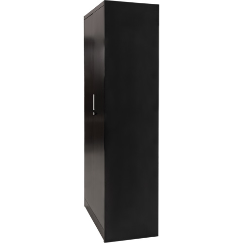 Armoire de rangement combin&eacute;e, 36" la x 18" p x 72" h, Noir Groupe Belzile Dickner